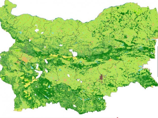Колко и каква е територията на Република България, изчислена от НСИ