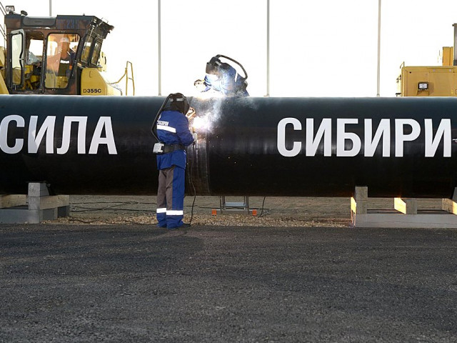"Газпром" достави на Китай поредния рекорден обем газ за денонощие