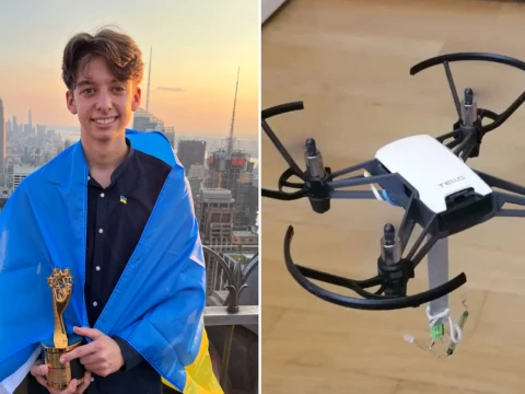 Украински тийнейджър изобрети дрон, който открива противопехотни мини