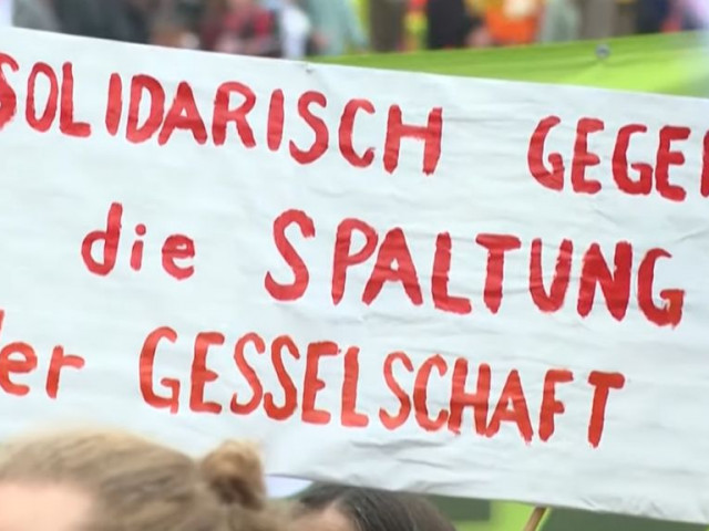 Демонстранти  в Германия призоваха за политика на солидарност