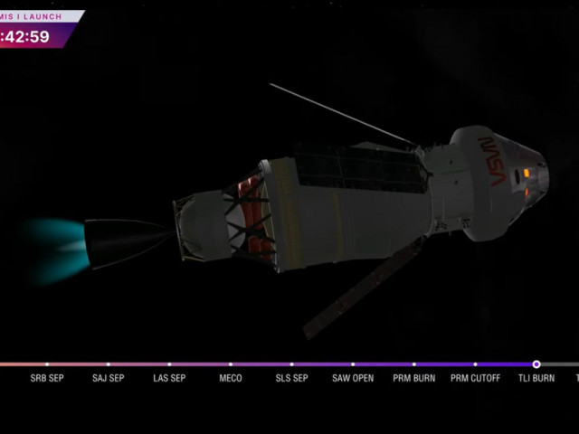 Ракетата SLS с космическия кораб Orion бе изстреляна към Луната