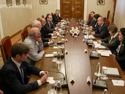 Президентът Румен Радев се срещна с представители на работодателските организации