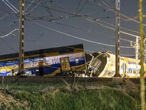Железопътна катастрофа в Нидерландия, има загинал