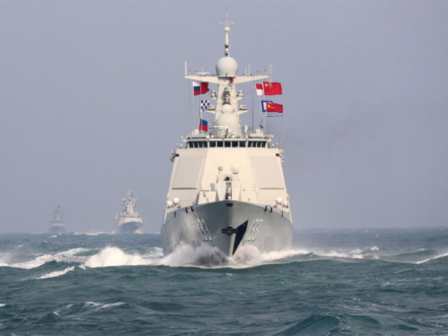 Русия и Китай започват съвместно военноморско учение в Японско море