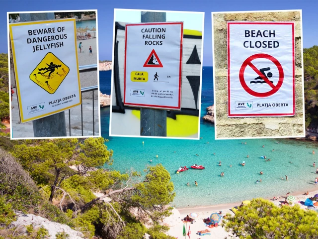 Фалшиви предупреждения заблуждават чуждестранните туристи на испанските плажове