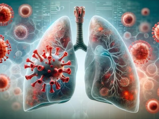 COVID-19 може да се спотайва в белите дробове до 18 месеца
