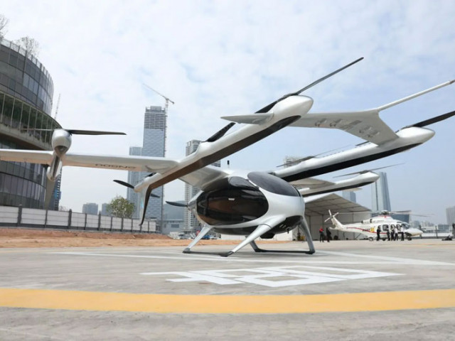 В Китай безпилотно въздушно такси направи първия си междуградски полет