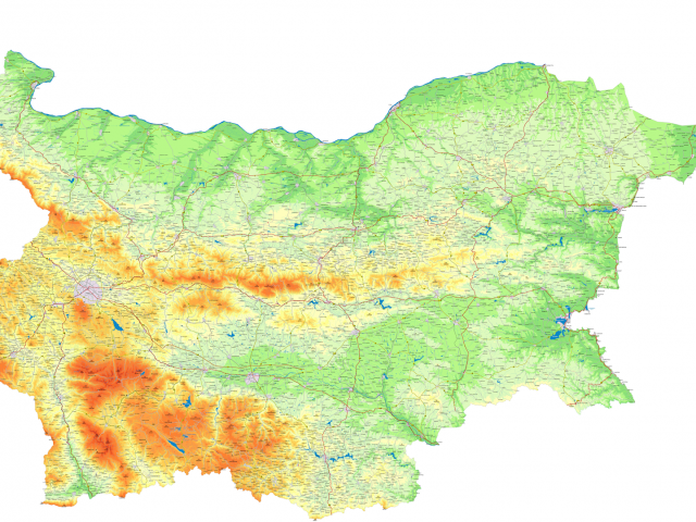 Административно-териториалното деление на България към 31.12.2020 г.