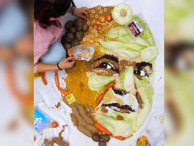 Руска художничка избра вкусен протест срещу инфлацията