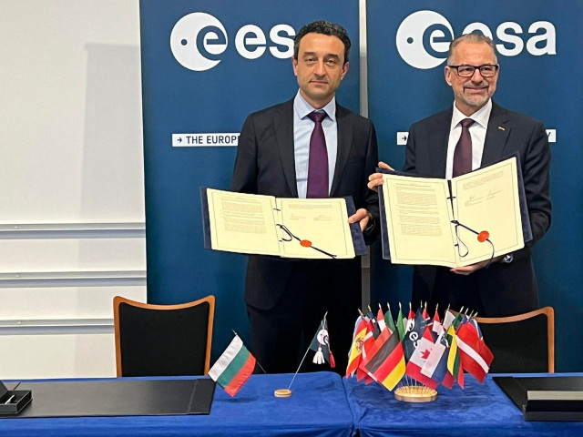 България и Европейската космическа агенция подписаха споразумение